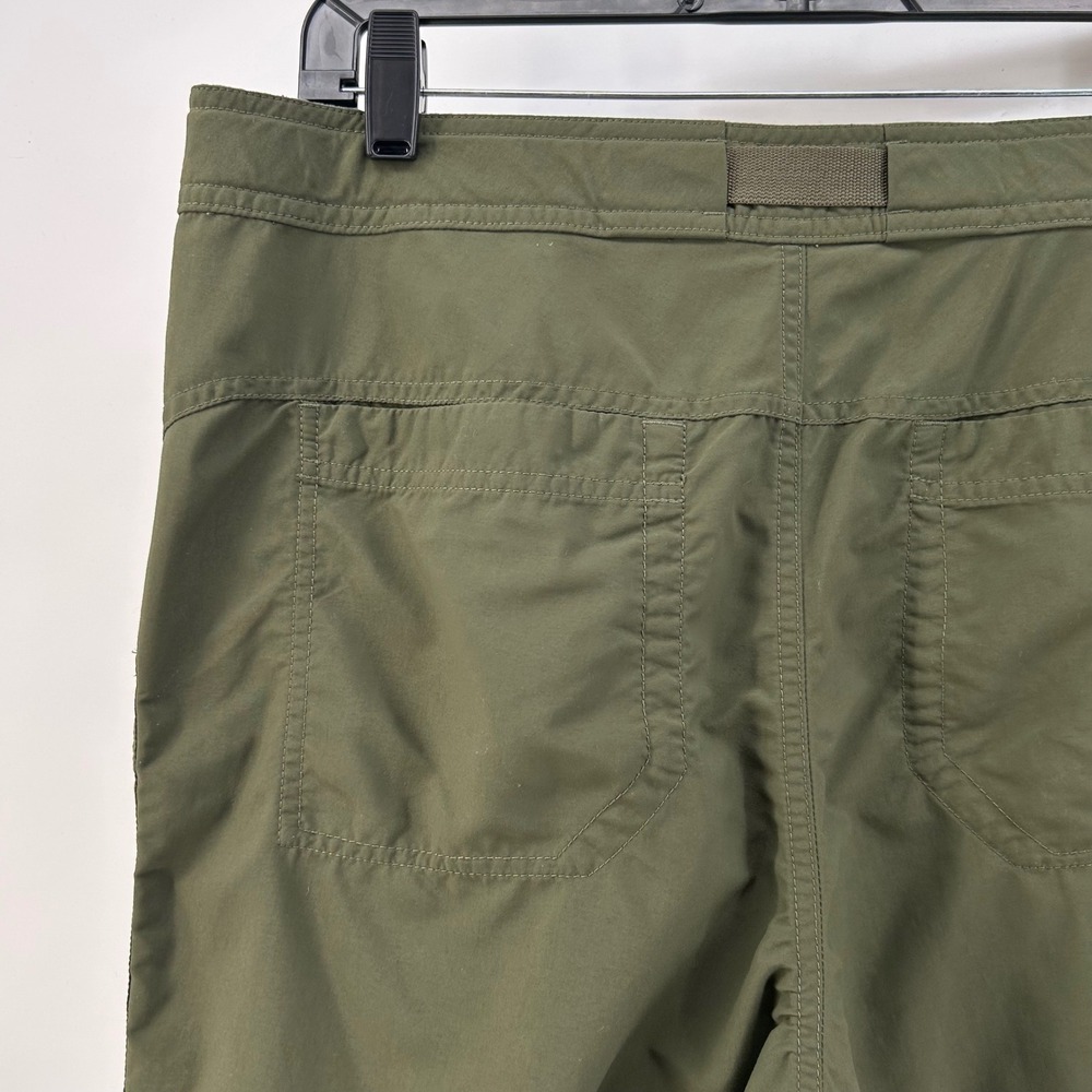 Mountain Hardwear Hiking Shorts Mens 34 Green Nylon Belted Gorpcore OM5393 - Picture 9 of 9